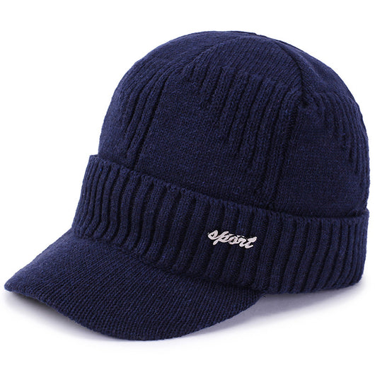 Gorro Tejido de Lana Gruesa con Forro de Algodón para Hombre - Image 11