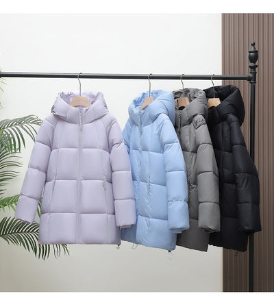 Chaqueta de Invierno Acolchada con Capucha para Mujer - Image 11