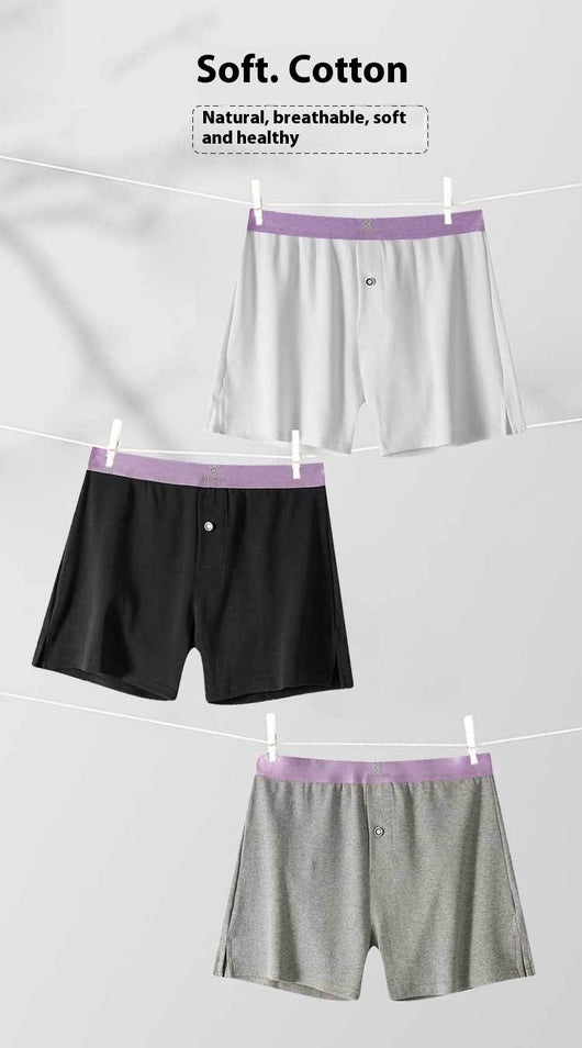 Bóxers de Algodón Sueltos Talla Grande para Hombre - Image 11