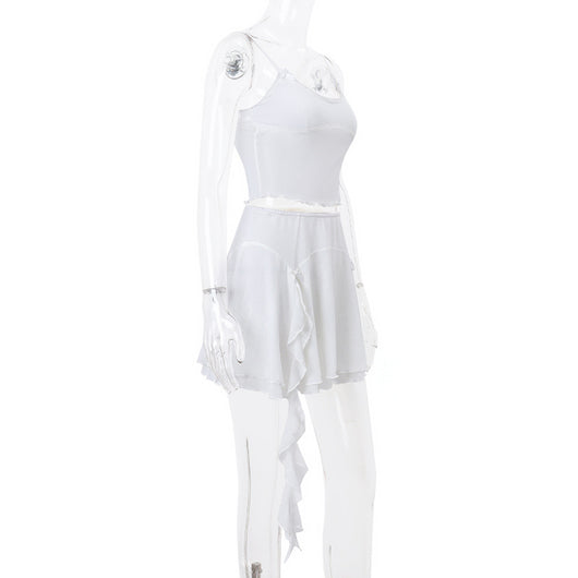 Camisola de Malla con Cinta y Falda Elegante - Image 9
