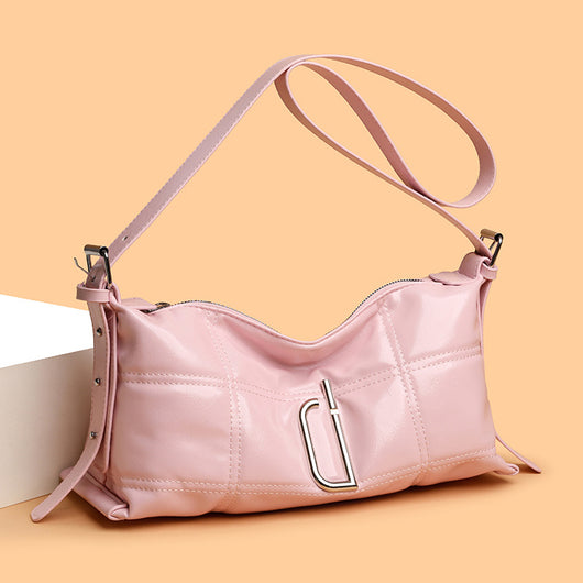 Bolso Crossbody de Cuero Wax Oil Suave - Estilo Pillow Bag - Image 3