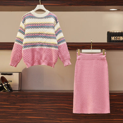 Conjunto de Falda y Suéter de Moda Otoñal para Mujer - Image 6