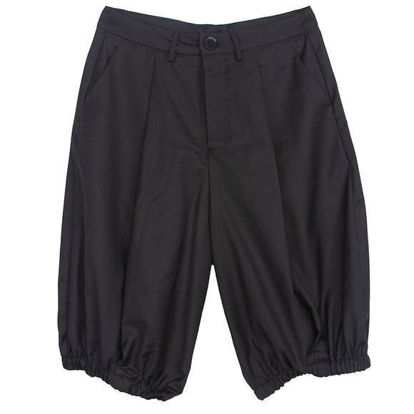 Shorts Oscuros con Puños Elásticos