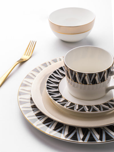 Juego de Vajilla de Porcelana Ósea Nórdica Lujo - Image 29