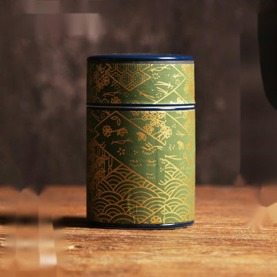 Tetera de Cerámica Matcha con Diseño Impreso Elegante