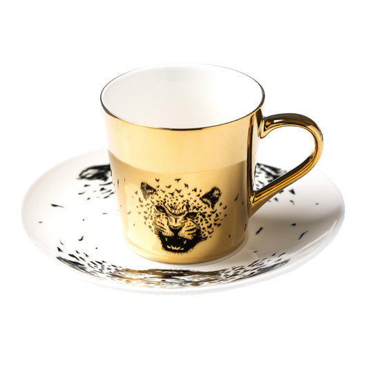 Taza Cerámica Retro con Espejo - Taza de Agua para Té de la Tarde - Image 14