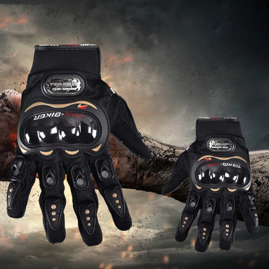 Guantes de Motocicleta Táctiles con Protección Total y Aislamiento Térmico
