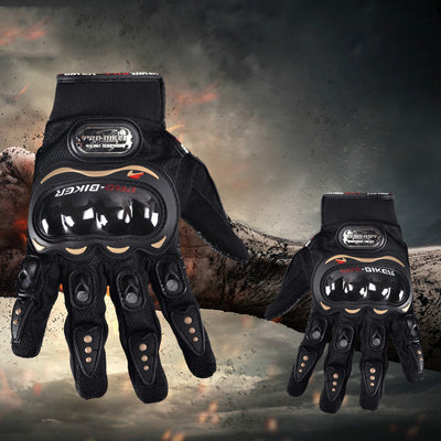 Guantes de Motocicleta Táctiles con Protección Total y Aislamiento Térmico