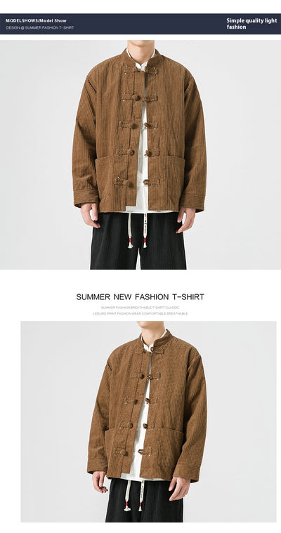 Chaqueta de Pana Han Mejorada - Abrigo Versátil de Algodón - Image 21