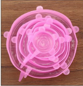 Set de 6 Tapas de Silicona Reutilizables para Recipientes - Conserva Fresco tu Comida - Image 6