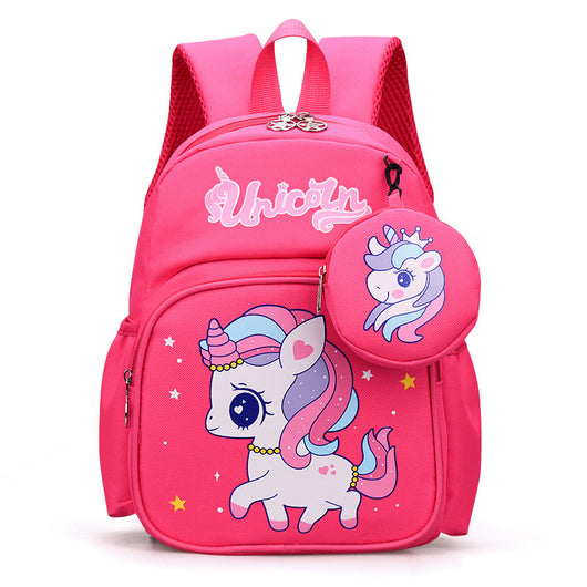 Mochila Escolar Infantil con Protección de Columna y Monedero de Dibujos Animados - Image 10