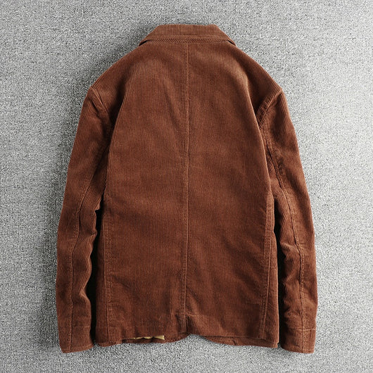 Chaqueta Retro Amekaji de Pana 100% Algodón Lavado Vintage - Image 14