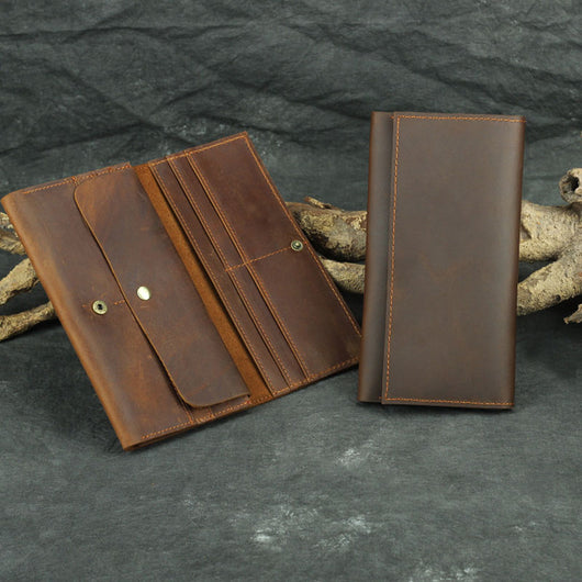 Billetera Larga Retro Artesanal para Hombre - Image 13