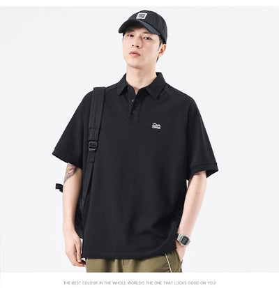 Polo Deconstruido con Costuras Americanas de Manga Corta para Hombre - Image 8