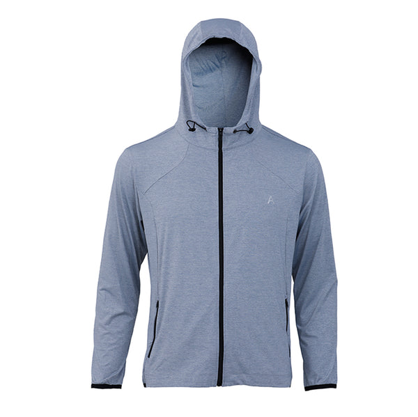 Sudadera Deportiva Gris con Cierre