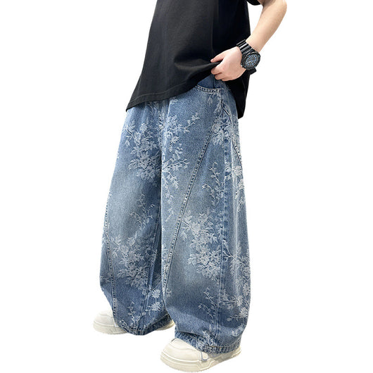 Pantalones Jeans Sueltos Estilo Pu Shuai para Niños - Diseño Trendy y Cómodo - Image 4