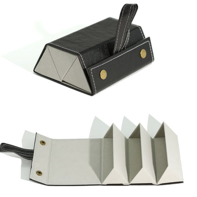 Estuche Multiseccional para Gafas en Cuero - Organizador Plegable - Image 3