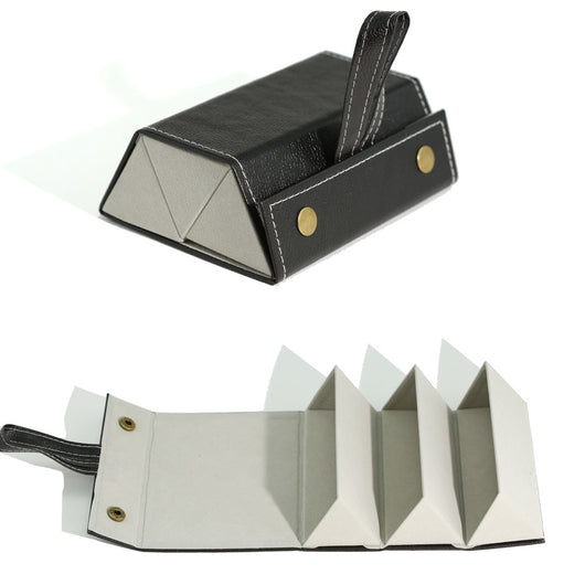 Estuche Multiseccional para Gafas en Cuero - Organizador Plegable - Image 3