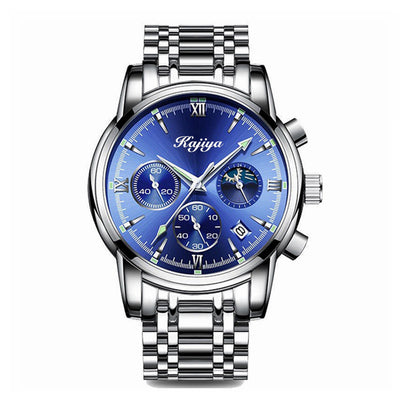 Reloj Hombre Acero Inoxidable Resistente al Agua con Calendario y Luz - Image 24