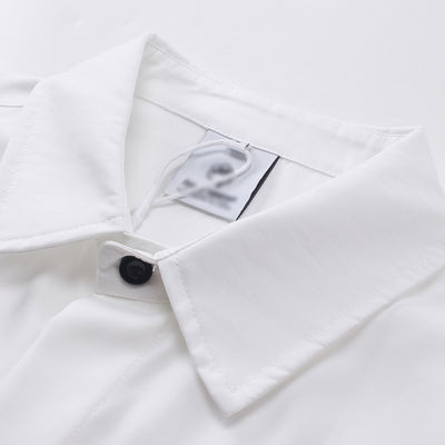 Camisa Suelta Estampado Cruz para Hombre - Perfecta para Verano - Image 4