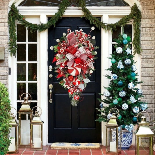 Árbol Navideño Invertido para Puerta y Pared