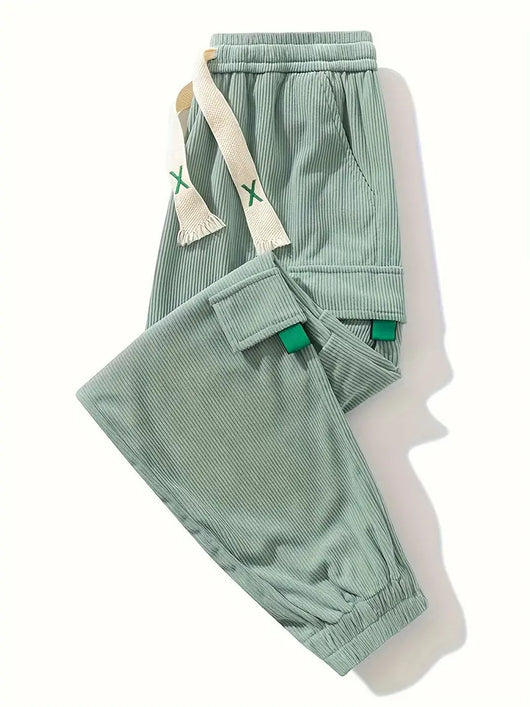 Pantalones de Trabajo Corduroy Talla Grande con Ajuste en Tobillo - Image 6