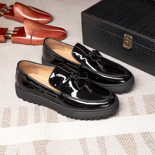 Mocasines Casuales de Cuero para Hombre con Borlas - Cómodos y Elegantes - Image 4