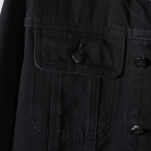 Pantalón Denim Negro Clásico para Hombre - Image 8