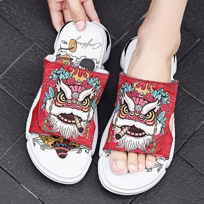 Sandalias y Pantuflas Deportivas para Hombre con Suela Gruesa - Image 4