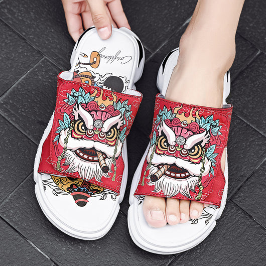 Sandalias y Pantuflas Deportivas para Hombre con Suela Gruesa - Image 4