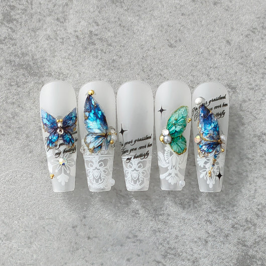 Pegatinas de Uñas 3D Transparentes con Tecnología Adhesiva Avanzada - Image 3