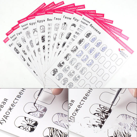 Cuaderno de Práctica de Diseño de Uñas - Líneas y Técnicas de Pintura - Image 6
