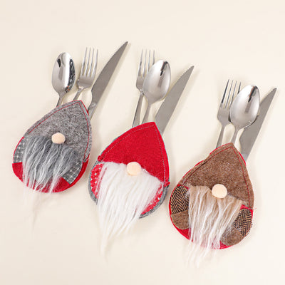 Juego de Fundas para Cubiertos de Santa Claus para Navidad - Image 9