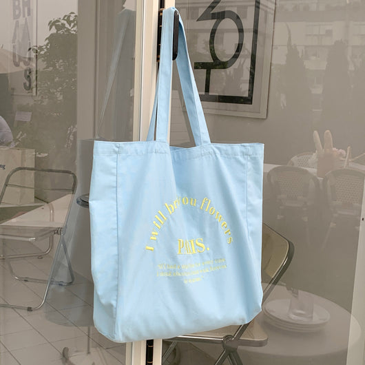 Bolso de Hombro con Bordado de Letras - Image 10