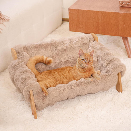 Sofá Cama para Gatos de Madera - Uso Todo el Año con Funda Removible - Image 8