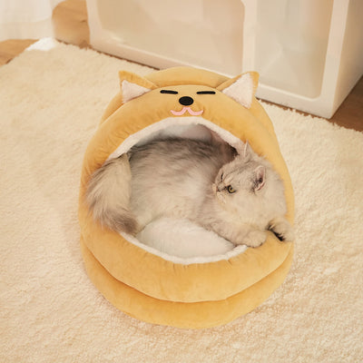 Cama Térmica Acogedora para Gatos y Perros Pequeños - Nido Cálido y Confortable - Image 5