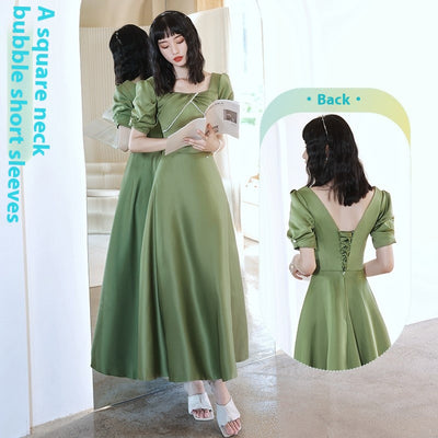 Falda Satinada Verde Aguacate para Mujer - Colección Primavera Sisters - Image 7