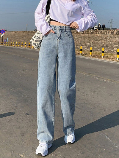 Pantalones Vaqueros Anchos y Holgados para Mujer - Denim Baggy Moderno - Image 15