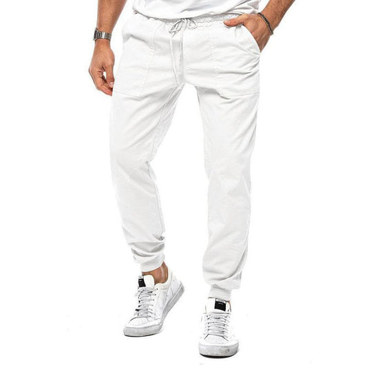 Pantalones Casuales Hombre Primavera Otoño Ajuste Relajado Deportivos - Image 2