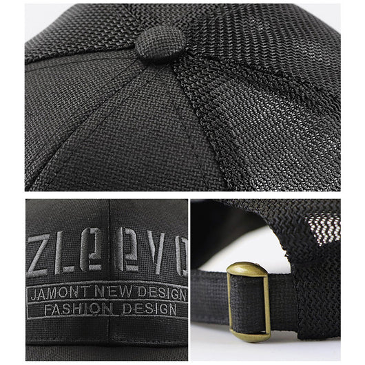 Gorra Visera Retro con Bordado de Letras - Malla Transpirable para Verano - Image 6