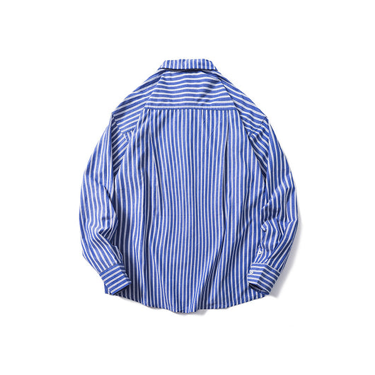 Camisa Holgada de Cuadros para Hombre con Solapas y Mangas Largas - Image 4