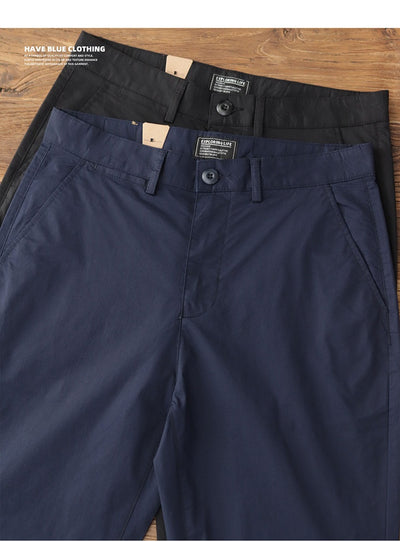 Pantalones Casuales Hombre Verano Transpirables Ajuste Cónico Elástico - Image 22