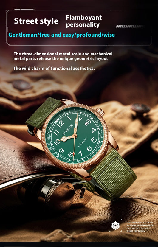 Reloj Mecánico Automático Clásico para Hombre - Image 15
