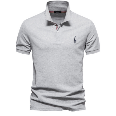 Polo Clásico para Hombre con Bordado de Venado - Diseño Básico Manga Corta - Image 12