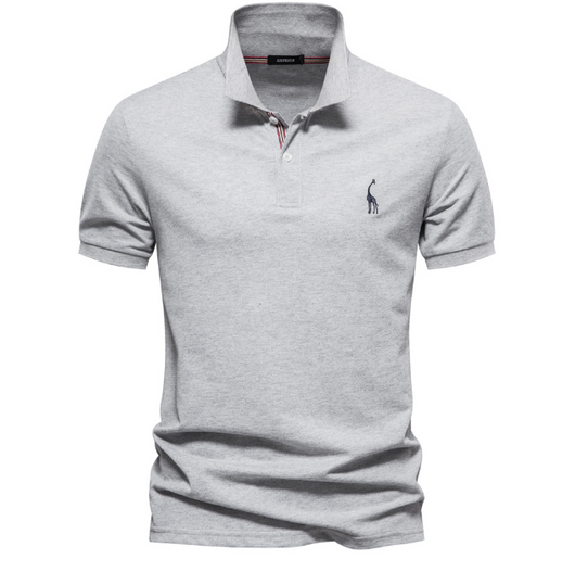 Polo Clásico para Hombre con Bordado de Venado - Diseño Básico Manga Corta - Image 12