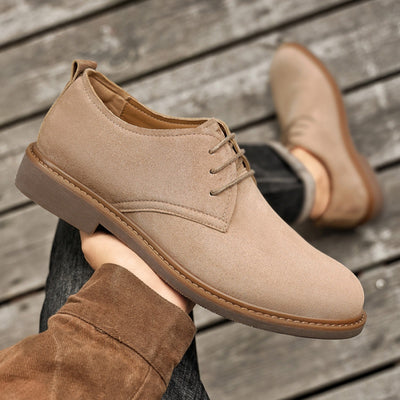 Botas Martin de Cuero Ante Retro Británico para Hombre - Zapatos de Trabajo Exterior - Image 4
