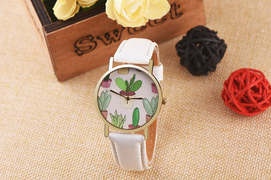 Reloj Pulsera Casual Diseño Cactus con Correa - Image 5