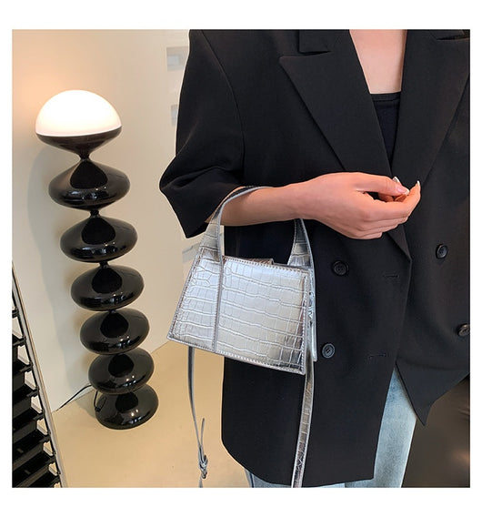 Bolso de Hombro Cuadrado Liso - Diseño Moderno y Versátil - Image 35
