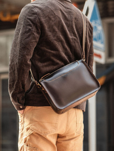 Bolsa Bandolera de Cuero Artesanal para Hombre - Image 22