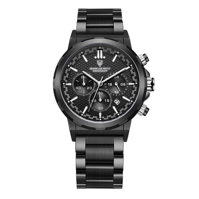 Reloj Empresarial Multifuncional con Correa de Acero y Calendario Luminoso Resistente al Agua - Image 9